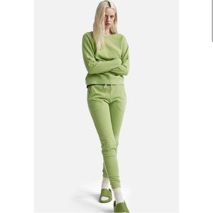 MATE the Label Organic Terry Classic Jogger - Pistachio - Size XS